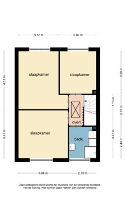 Floorplan - In de Kweddel 9, 6451 BS Schinveld